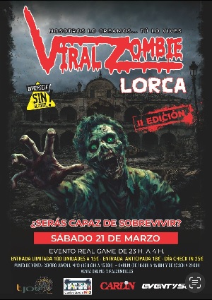II Viral Zombie en las calles de Lorca.