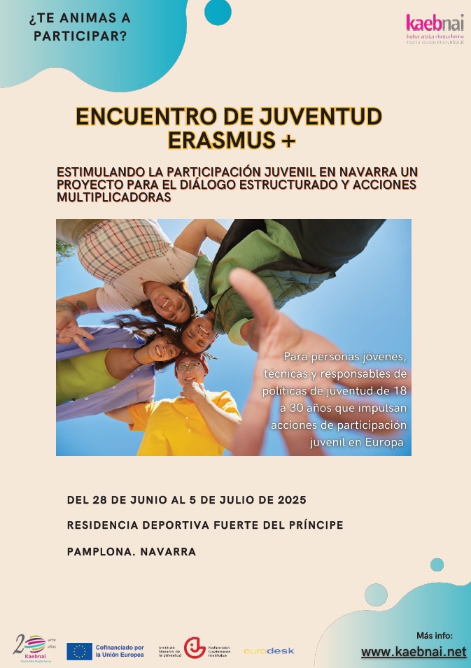 ENCUENTRO NACIONAL DE PARTICIPACIN JUVENIL EN EUROPA EN NAVARRA. 