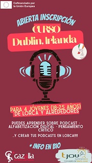 Curso en Dubl�n para j�venes lorquinos entre 18 y 25 a�os gratuito. 