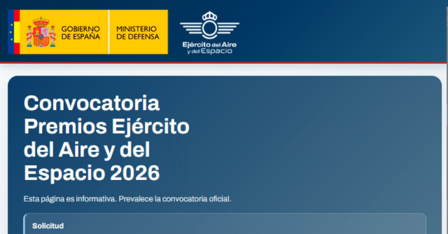 Premios Ej�rcito del Aire y del Espacio 2026
