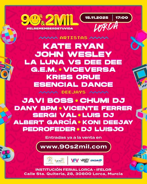 Festival de msica 90 2000, el remember de tu vida. 