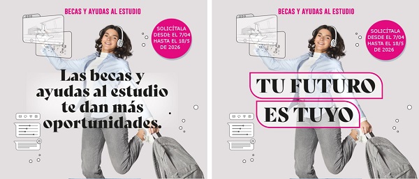 Abierta convocatoria general de Becas MEC estudios postobligatorios  curso 2026/2027. Bachiller, FP, Universidad, otros estudios oficiales.